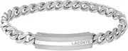 [Lacoste] Men's Adventurer Chain Bracelet, Silver, 190mm