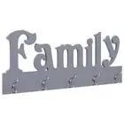 Wall Mount Coat Rack Family Design 5 Hook Organizer Entryway Hall Hanger Decor