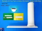 3PCS Portable Air Conditioner Spare Parts (Gob+Window Kit+Hose) (185cmx15cm)