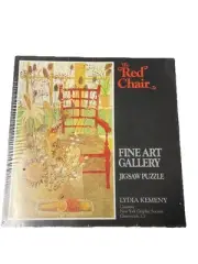 Original jigsaw puzzle -- RED CHAIR lydia kemeny COMPLETE in box, 405 pieces