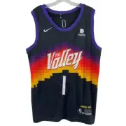 Nike NBA Phoenix Suns City Edition Black Tank Top Jersey Men’s Size 52 Poly NWT