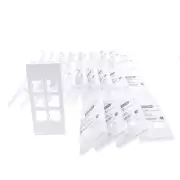 Hubbell HBLLT309WA White 1-Gang 6-Port, Lucent PVC Rigid Custom Wallplate 25pcs