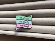 I am Talented Powerful Enough Positive Encourage Pin Brooch badge Lapel Enamel