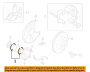 JAGUAR OEM 99-03 XJ8 Brake-Front-Snap Ring JCR110805 (for: Jaguar)