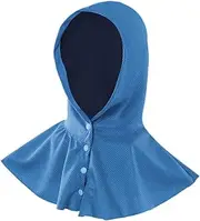 yuksok Cooling Hoodie Towel Absorbent Cool Towel for Cycling Workout Hot Weather Sports, Blue