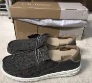 Hey Dude Wendy Pieced Leopard Womens Size 9