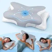 Cozyplayer Contour Pillow Ergonomic Cooling Sleep Support for Neck Pain Relief