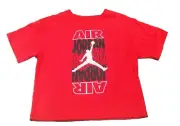✅ $25 Michael Air Jordan Brand Nike Jumpman Girls L (12/13) Red Graphic Shirt