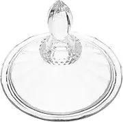 LAPYAPPE Glass Pitcher Lid Replacement Kettle Cover for Water Jug Transparent Glass Lid with Smooth Surface Compact Practical Design for Kitchen Use
