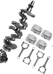 Engine Crankshaft Bearing Connecting Rod Piston & Ring Set Kit Compatible With Hyundai Kia 1.6 L4 GAS G4FD G4FJ 2010-2023(G4FJ)
