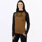 FXR Racing 241433-1019-07 Trainer Lite Premium Womens Pullover Hoodies Sm Brown