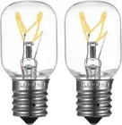 Whirlpool Microwave Light Bulb 40W E17 Base, Dimmable, 2-Pack Replacement