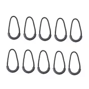 Honbay 10PCS Heavy Duty U Shape Nylon Zipper Pulls Zipper Tags Zipper