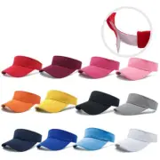 Empty Top Visor Cap Women Sunscreen Hat Man Cotton Adjustable Tennis Golf Unisex