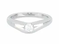 在飛比找Yahoo!奇摩拍賣優惠-【久大御典品/ 鑽戒】Tiffany鑽石戒指0.18克拉 F