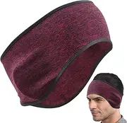 [Generic] Ear Warmers, Warm Headbands for Women, Soft Fleece Earmuffs, Women's Ear Warmers, Winter Ear Covers, Running Equipment, Stretchy Cold Weather Headband for Men and Women in Winter