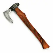 HIGH CARBON STEEL AXE/HATCHET ENGRAVED BLADE HAND FORGED PERFECT GIFT ITEM.