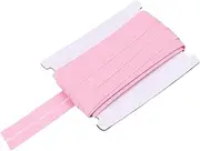 sourcing map 3/4 Inch Single Fold Bias Tape Cotton Continuous Bulk Bias Tape for Sewing, Seaming Quilting Hemming Binding Crafts Simple Packaged (Pink 10 Yards)
