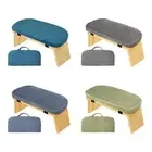 Meditation Bench Home Chair Low Seat Bamboo for Extended Practice Yoga Bench