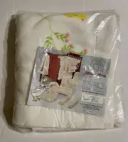 NEW Vintage Chatham North Star Ducks Baby Blanket Mother Goose Gosling 36x50