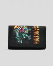 [Sanction] Sanction Boy's Sky High Trifold Wallet in Black One Size Black