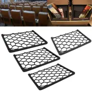 4Pack Large Storage Net Pocket For Camper Van Caravan Organiser Holder Black AU