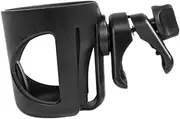 ERINGOGO 360Degree Stroller Cup Holder Design for Bicycles Mountain Bikes Strollers and Wheelchairs Durable Antislip Bottle Holder Black