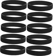 VICASKY 25pcs Silicone Sports Bracelets: Rubber Bracelets Adult Wrist Bands Flexible Wristbands for Men and Women Parties Events and Outdoor Activities