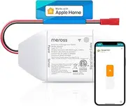 meross Smart Garage Door Opener Remote, Compatible with Apple HomeKit, Amazon Alexa, Google Assistant, SmartThings, Multiple Notification Modes, No Hub Needed