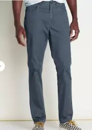 Toad&co Mission Ridge 5 Pocket Lean Pants Gray 38x32 Mens