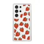 For Samsung S24 S23 S22 Ultra S21 S20 FE Clear Case Gasbag Cover Pattern Soft