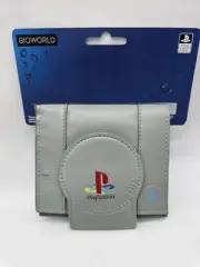 PS1 PlayStation Retro Gamer Gaming Console Leather Wallet Bioworld Very Rare!!!!