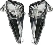 Indicators Flowing Turn Signal Motorcycle Front Turn Signals Light Lens Cover for CBF600S Varadero 1000 2004-2016 Turn Signal Indicator (Color : Black)