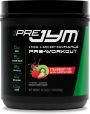Pre JYM Strawberry Kiwi Pre Workout Powder - Bcaas, Nootropics, Creatine HCI, Ci