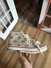 Size 11 - Converse Patta x Chuck 70 High Mini Logo Pack - Natural Ivory