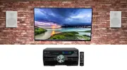 Technical Pro DV4000 4000w Home Theater DVD Receiver+(2) 5.25" White Speakers