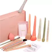 17Pcs Makeup Brushes Set Eye Shadow Blush Powder Blending Foundation Cosmetic...