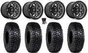 Fuel Unit 15" Wheels Gunmetal 30" Intersect Tires RZR XP 1000 / PRO XP
