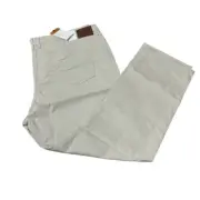 RM Williams Mens Ramco Jeans Regular Fit Tapered Light Brown Size 54 X L34 NWT