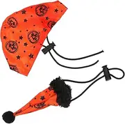 1 Set Lizard Santa Hat Pet Cosplay Hat Lizard Hat Halloween Bearded Dragon Hat Terrarium Reptile Halloween Reptile Decor Halloween Pet Costume Halloween Elastic Hat Polyester Cloth