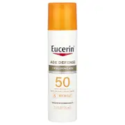 Eucerin, Age Defense, Lightweight Sunscreen Lotion For Face, SPF 50, Fragrance Free, 2.5 fl oz (75 ml)