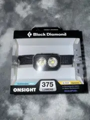 BLACK DIAMOND Onsight 375 Lumens LED Headlamp - Aluminum White IP67 - NEW