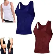 [HUIQINGLI] Shaperluv for Men, Shaperluv Tank 2.0 Mens, Men's Body Shaper Slimming Tummy Vest Thermal Compression Shirts