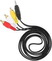 OSALADI 2Pcs Audio Video Output Cable Stereo Cord for Tv DVD Amplifier Home Audio Systems and More Simple Connection for Smartphones and Laptops