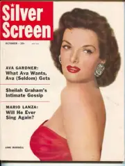 MAG: Silver Screen-Jane Russell-Audie Murphy-Mario Lanza-Burt Lancaster-Oct-1955