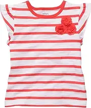 [Carter's] Baby Girls Copper Sunset Flutter-sleeve Top (3M-24M)