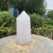 1116g Natural Clear Crystal Quartz Obelisk White Crystal Wand Point Reiki Tower