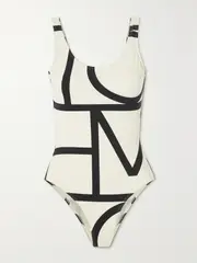 [TOTEME] TOTEME - Printed Recycled Swimsuit - White - large large White
