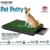 在飛比找蝦皮購物優惠-pet potty grass mat dog puppy 