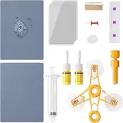 Windshield Glass Repair Kit,Windshield Repair Liquid Kit | Quick Fix Supplies for Chips, Automotive Windscreen Tool with UV Lamp